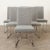 Metal Modern Chrome Sled-Leg Base Dining Chairs - Set of 6 For Sale - Image 7 of 12