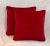 These are decorative Italian pillows in a designer quality soft velvet Beautiful Ruby Red heavyweight velvet. The fabric...