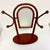 1940s Vintage Italian Boho Chic Bentwood Sticks and Ball Tabletop Mirror With Hat Rack, After Franco Albini For Sale - Image 16 of 16
