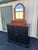 Traditional 1990s Stanley Furniture 13-Drawer Black and Cherry Tall Chest of Drawers With Dressing Mirror For Sale - Image 3 of 12
