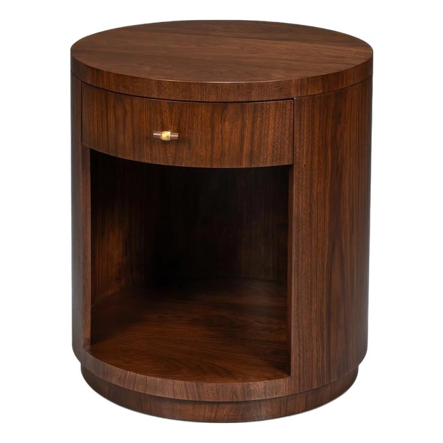 Mid-Century Modern Round End Table For Sale