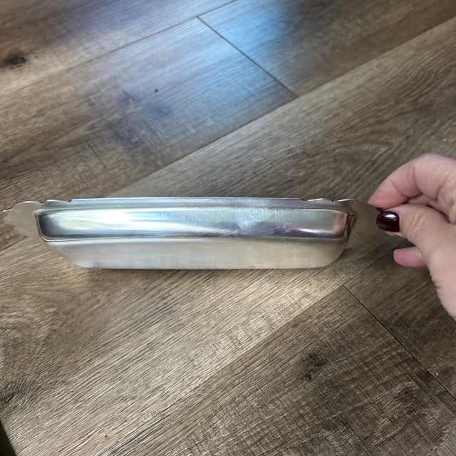 Metal Early 20th Century William Rogers MFG Co Silverplate Tray For Sale - Image 7 of 9