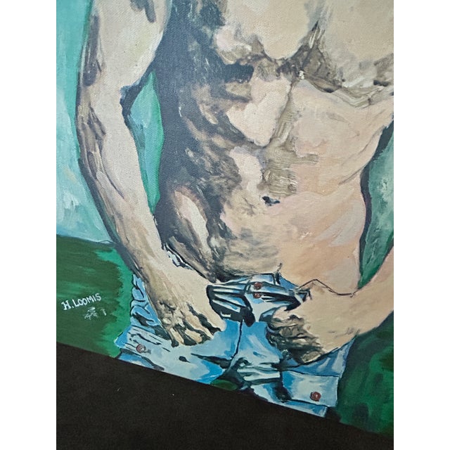 1974 Lambert Studios “Jock” No. 803 – Hand-Painted Print For Sale - Image 9 of 12