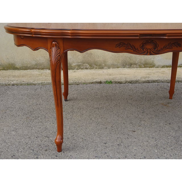 Regency Oval Extendable Dining Table, 1980s For Sale - Image 12 of 18