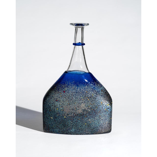 1990s Art Glass Satellite Vase by Bertil Vallien for Kosta Boda, 1992 For Sale - Image 5 of 11