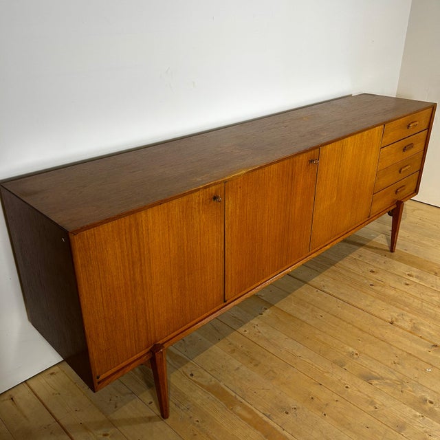 Wood Mid-Century Teak Sideboard, 1960s For Sale - Image 7 of 14
