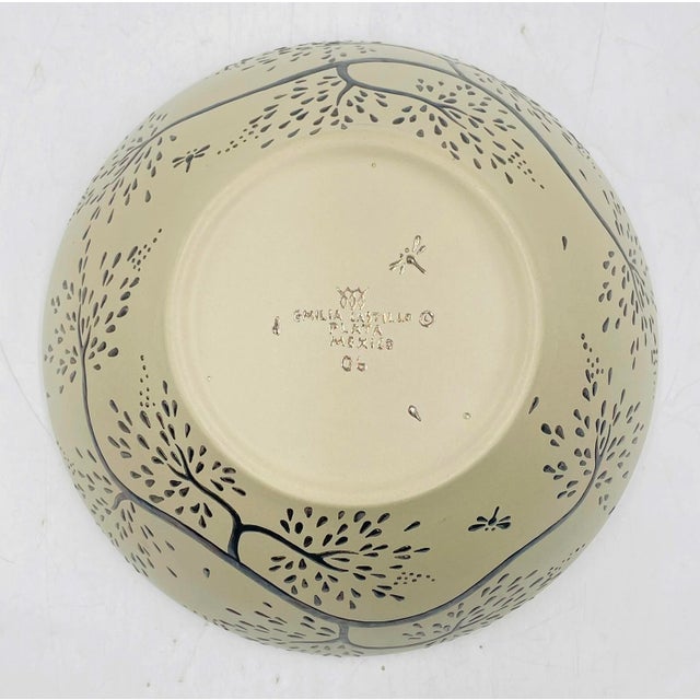 Cream Emilia Castillo Porcelain & Pure Silver Bowl, Signed & Dated For Sale - Image 8 of 13