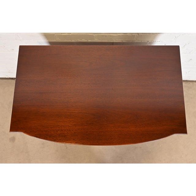 Hickory Chair Federal Flame Mahogany Buffet Server or Hall Table For Sale - Image 9 of 12