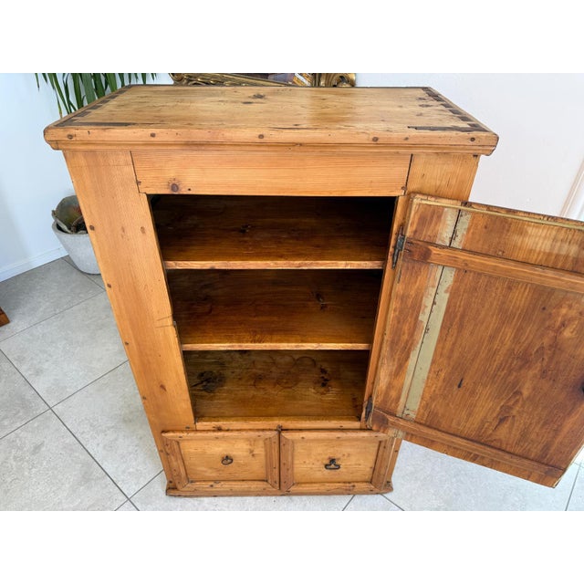 Biedermeier Farmhouse Cupboard For Sale - Image 9 of 10