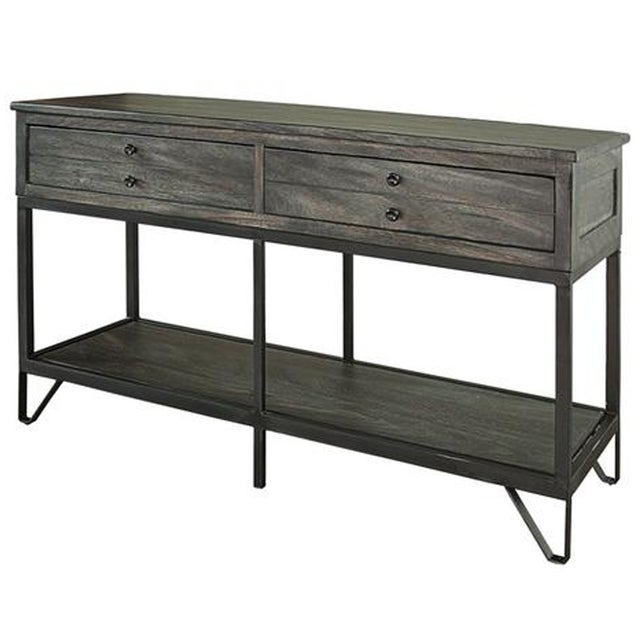 Sawyer Parota Wood Console Table For Sale - Image 4 of 4