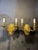 1920 Gilt Bronze Colonial Style Sconces Two Lights For Sale - Image 4 of 4