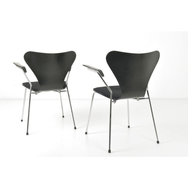 Textile Chairs from Fritz Hansen, Denmark, 1996, Set of 4 For Sale - Image 7 of 14