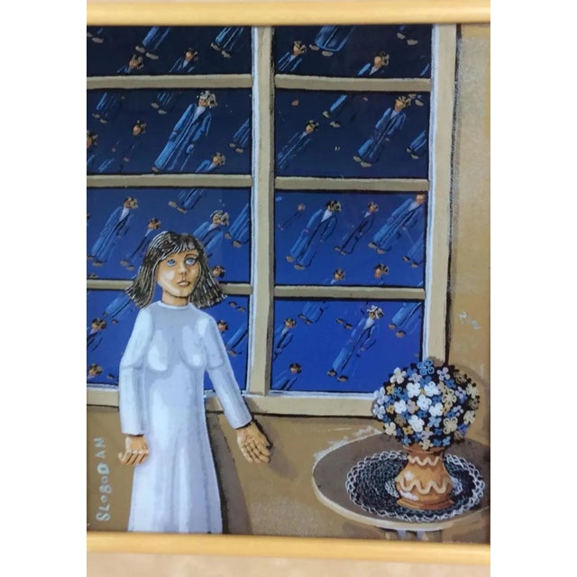 Original Reverse Glass Painting by Ivicevic Slobodan For Sale In Miami - Image 6 of 6