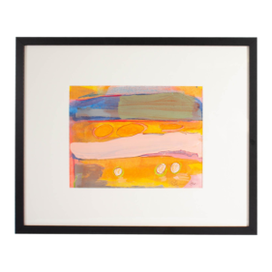 1984 Abstract Mixed Media Painting by Harry Hilson