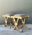 Gold Vintage Gilt Tipped X Benches - A Pair For Sale - Image 8 of 12