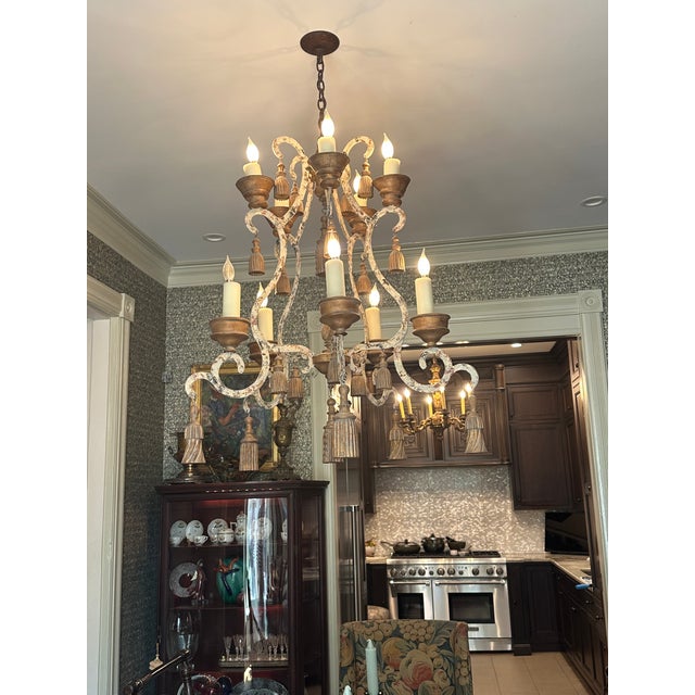 French Neirmann Weeks Chandelier For Sale - Image 3 of 7