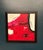 Amh, Red Composition, 1960s, Oil Painting on Canvas, Framed For Sale - Image 8 of 14