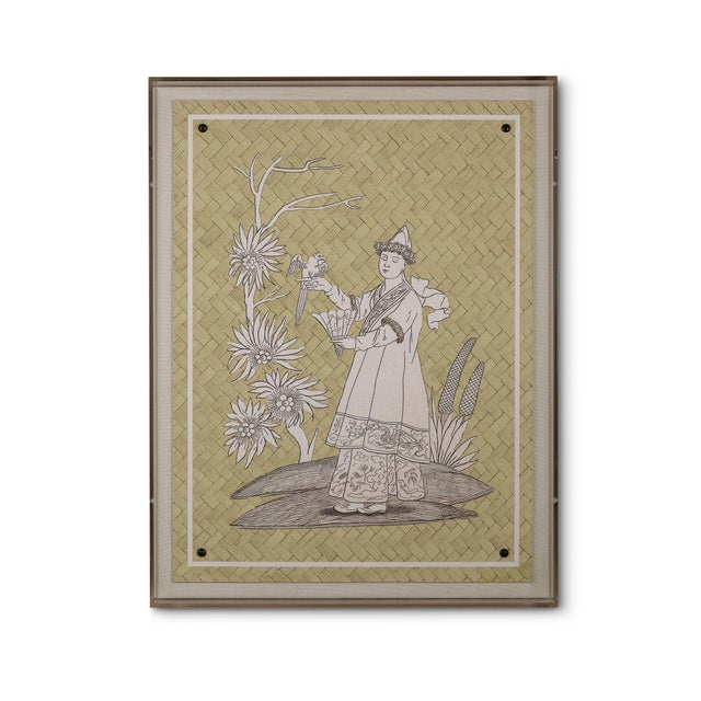 Winterthur for Port 68 Azalea Woods, Female Shadowbox Giclee Print For Sale In Chicago - Image 6 of 6