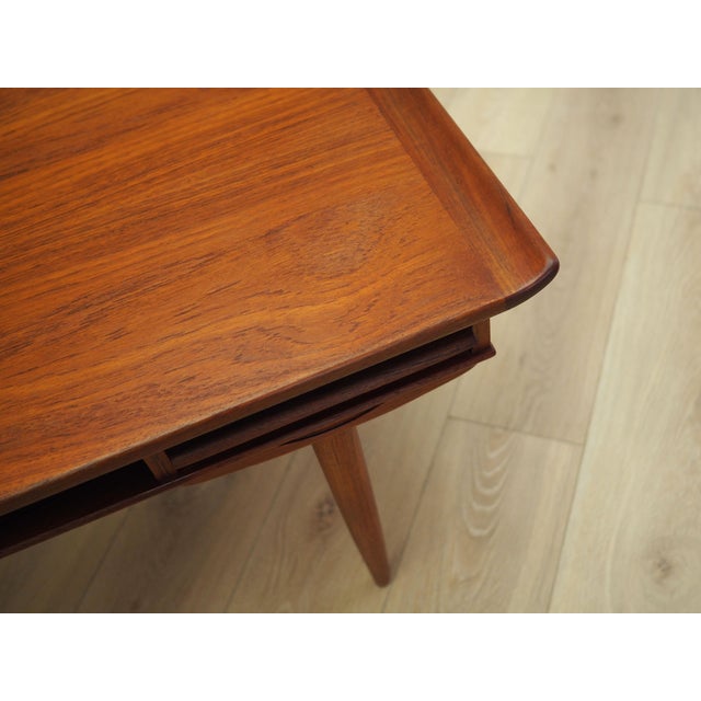 Orange Vintage Danish Teak Coffee Table, 1970s For Sale - Image 8 of 15