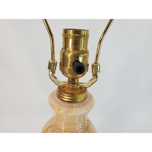 Pair of 1940s Aladdin Alacite G311 Table Lamps - Golden Lustre For Sale - Image 12 of 15
