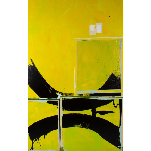 An acrylic on canvas abstract painting by contemporary artist Steven Sickles. Signed and dated verso, this work is titled...