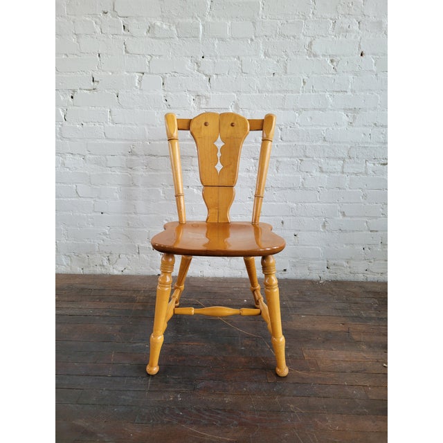 1950s 1950s Maple Dutch Brutalist Style Dining Chairs, Set of 6 For Sale - Image 5 of 15
