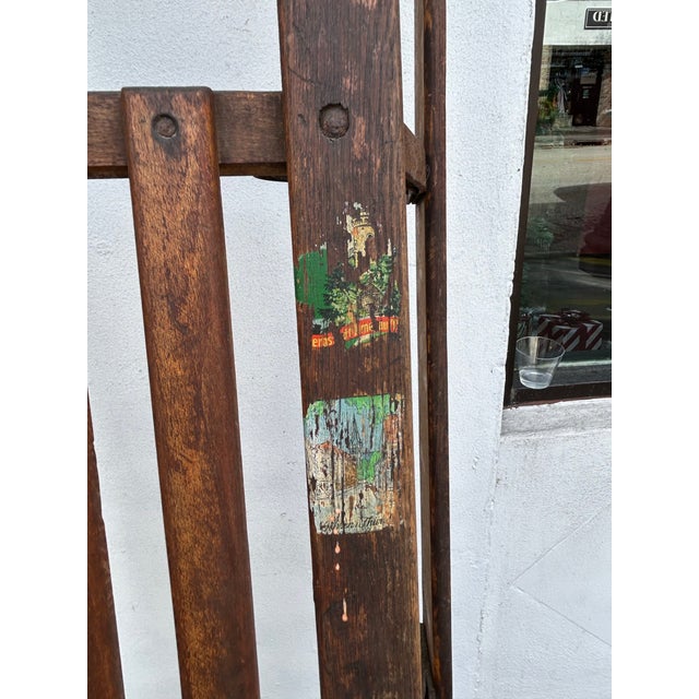 Antique 19th Century Wooden Sled For Sale - Image 4 of 11