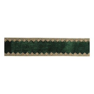 Velvet Ribbon with Embellished Trim 4" x 5 Yds. For Sale