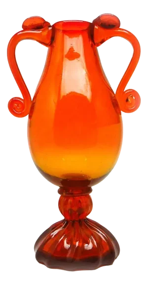 Vase by J. Słuczan-Orkusz for Cracow Institute for Glassworks, Poland, 1970s