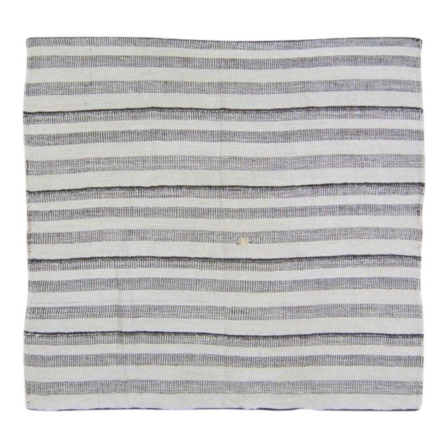 Vintage Turkish Hand Knotted Flatweave Kilim, 5'5x5'9 For Sale