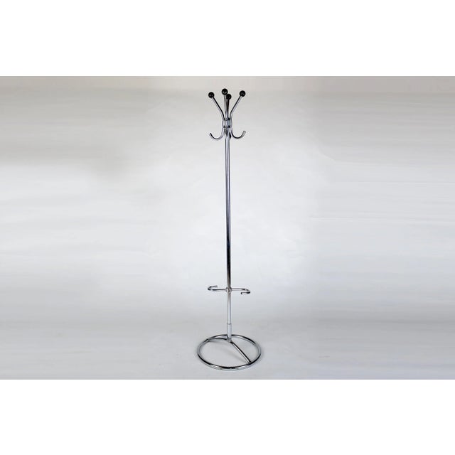1940s Bauhaus Style Tubular Steel Coat Rack from Kovona, 1940s For Sale - Image 5 of 5