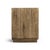 Rustic Modern Wood Nightstand with Marble Top For Sale - Image 4 of 9