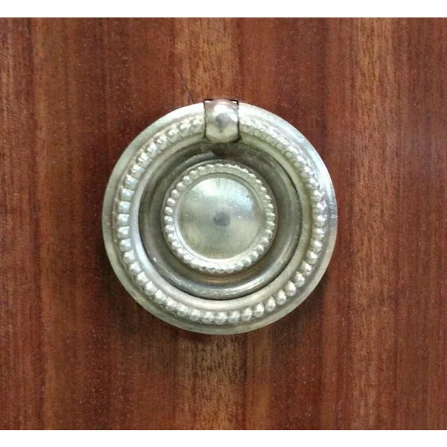 Antique Louis XV/Louis XVI Mahogany Commode For Sale - Image 13 of 18