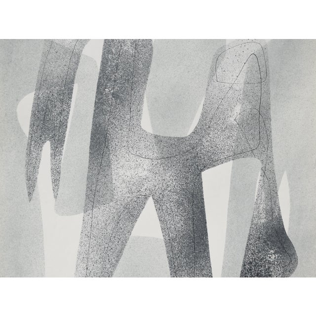 Ernst Bräuer, Abstract Form II, 1964, Lithograph and Ink For Sale - Image 6 of 13
