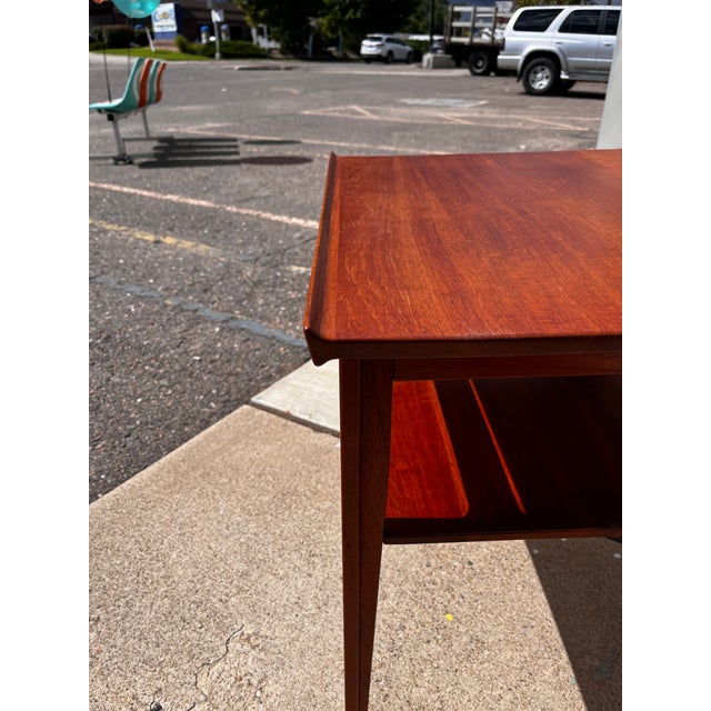 Chestnut Finn Juhl for France & Son Teak Side Table / End Table, Denmark, Circa 1960s For Sale - Image 8 of 14