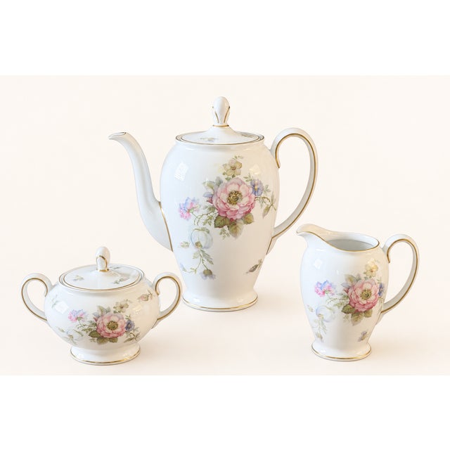 Ceramic 96-Pc Rosenthal Continental Classic Rose 2554-61 China Set Service for 12 For Sale - Image 7 of 17