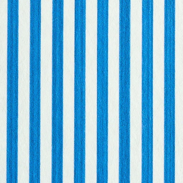 Transitional Sample - Schumacher Edwin Stripe Narrow Wallpaper in Cobalt For Sale - Image 3 of 4
