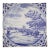 1900s, Antique Blue & White La Louvière Tile by Boch Freres For Sale