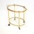 Mid-Century Modern Vintage French Brass Drinks Trolley, 1960s For Sale - Image 3 of 11