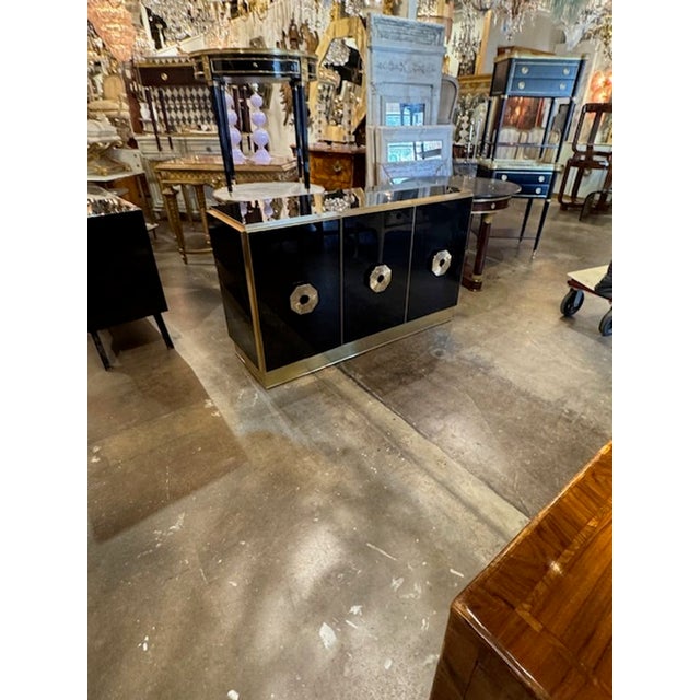 Black Murano Black Glass Buffet For Sale - Image 8 of 10