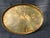 Vintage Faux Bamboo Brass Oval Tray For Sale - Image 14 of 17