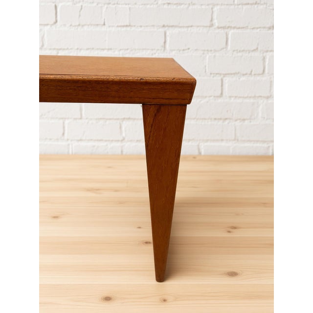 Bench and Mirror in Teak by Kai Kristiansen for Aksel Kjersgaard, 1960s, Set of 3 For Sale - Image 9 of 14