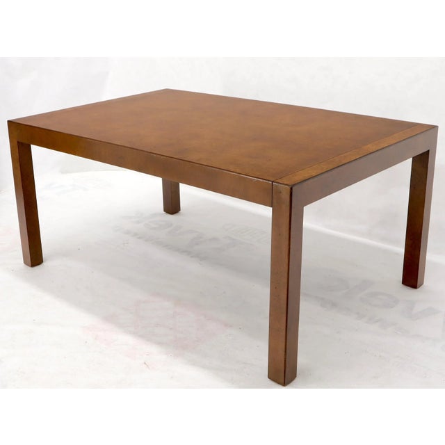 Brown Large Widdicomb Burl Wood Rectangle Dining Table with Two Leaves For Sale - Image 8 of 13