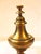 Baroque Circa 1860-80 Pair of French Baroque Revival Cast Brass Andirons For Sale - Image 3 of 7