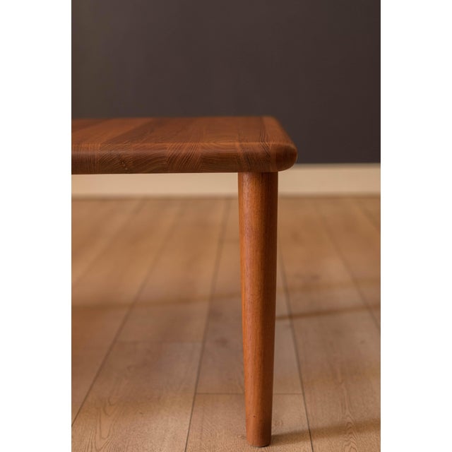 Danish Modern Solid Teak Square Coffee End Table by Glostrup For Sale In Monterey, CA - Image 6 of 16