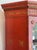 Mid-20th Century Scarlet Chinoiserie Bookcase Cabinets For Sale - Image 9 of 12