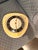 Ceramic Vintage Mauthe German Ceramic Wall Clock 1950s Yellow Daisy MCM Working 10x9 For Sale - Image 7 of 10