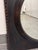 Brown Ethan Allen Classical Roundel Square Wood Wall Mirror For Sale - Image 8 of 12