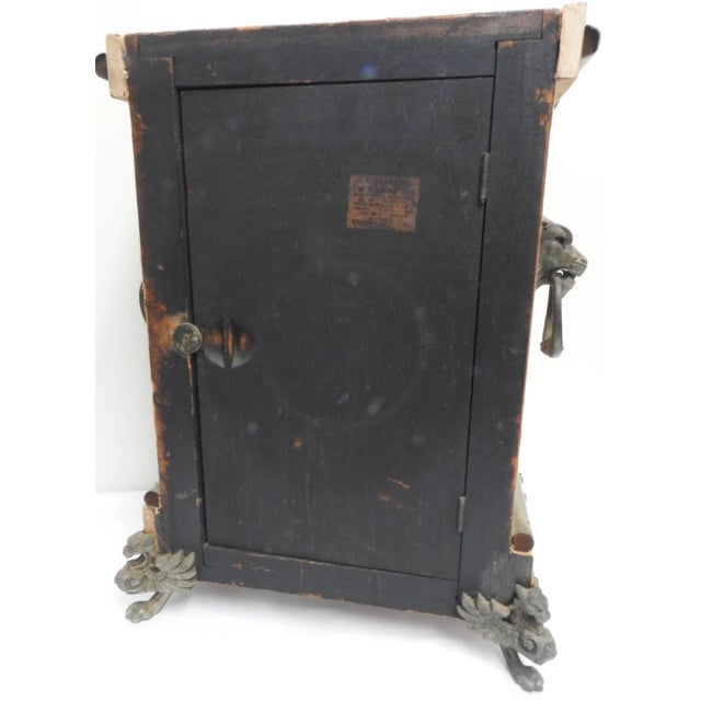 Late 19th Century Ansonia Mantel Clock With Satin Finish For Sale - Image 9 of 10