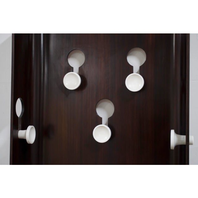Mid-Century Walnut Coat Rack by Fiarm, 1960s For Sale - Image 4 of 8